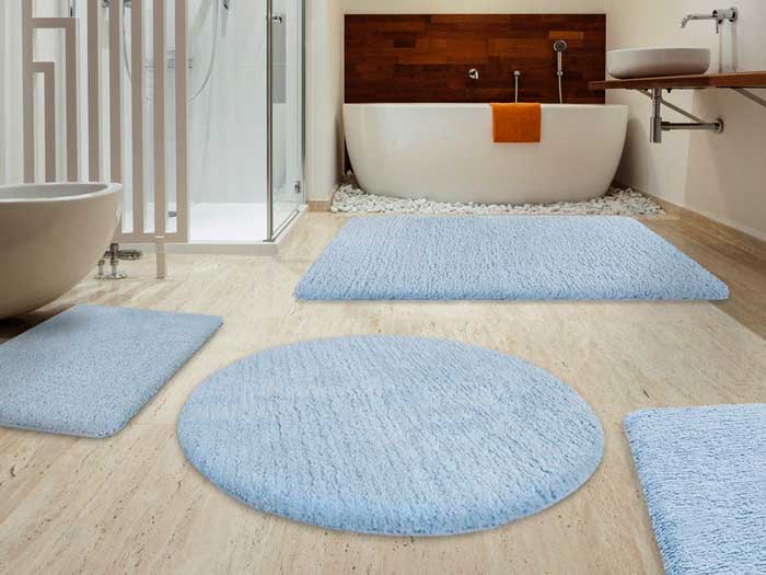 Ideas de alfombras originales para el baño