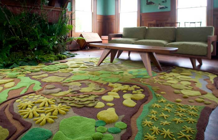 Ideas de alfombras modernas y originales para el dormitorio