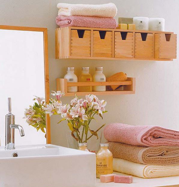 Ideas para organizar un baño pequeño