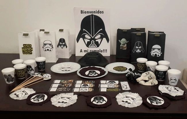 ¿Quieres ambientar tu fiesta de cumpleaños en Star Wars?