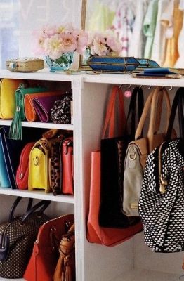 Ideas para organizar bolsos en casa