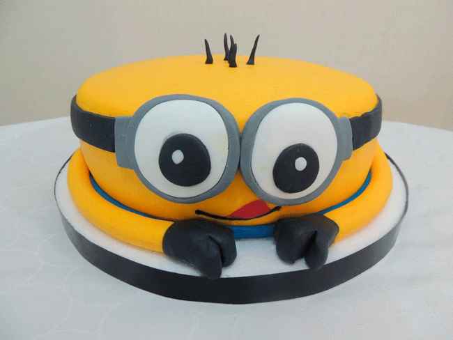 Tarta infantil de Minions