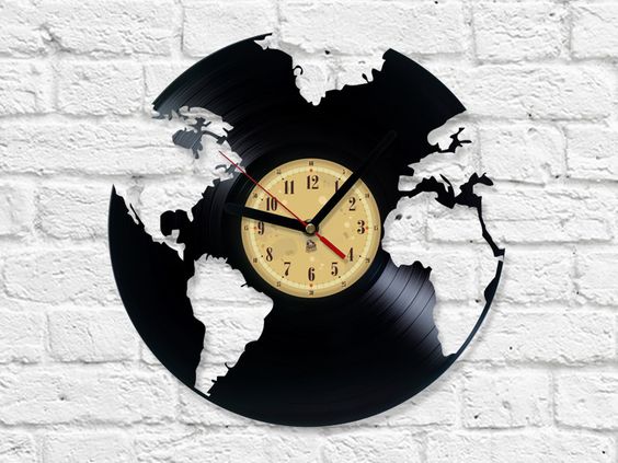 reloj-de-pared-con-discos-de-vinilo