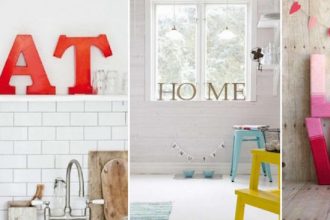 Ideas de decoración con letras