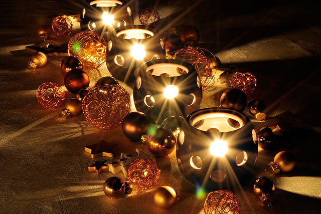decorar-con-luces-navidad-y-velas