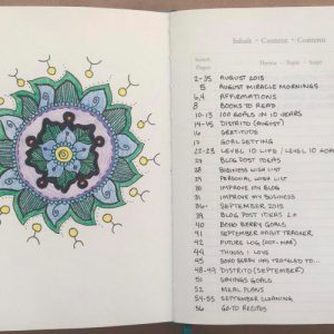 Tips para hacer el índice del bullet journal