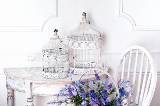 Tips para la decoración con jaulas blancas