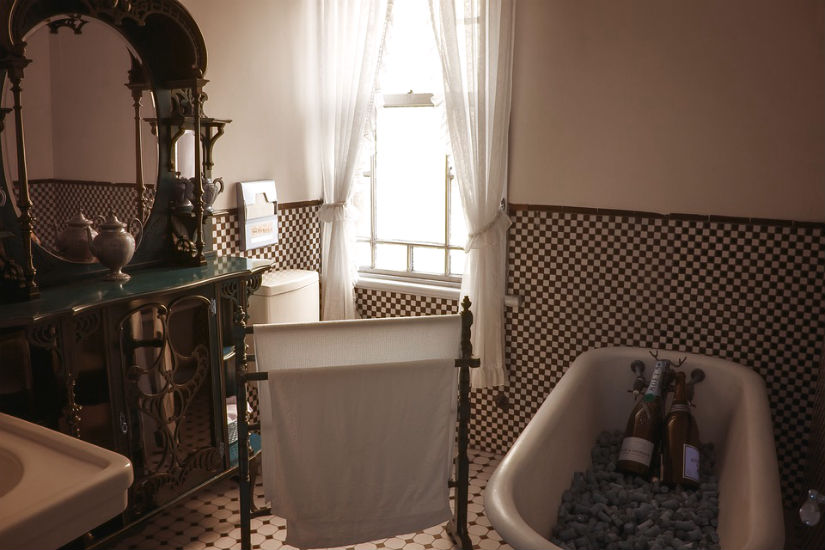 Baño de estilo vintage