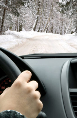 Cómo conducir sobre hielo