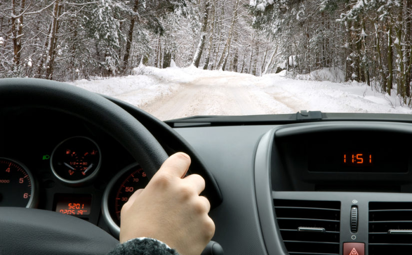 Cómo conducir sobre hielo